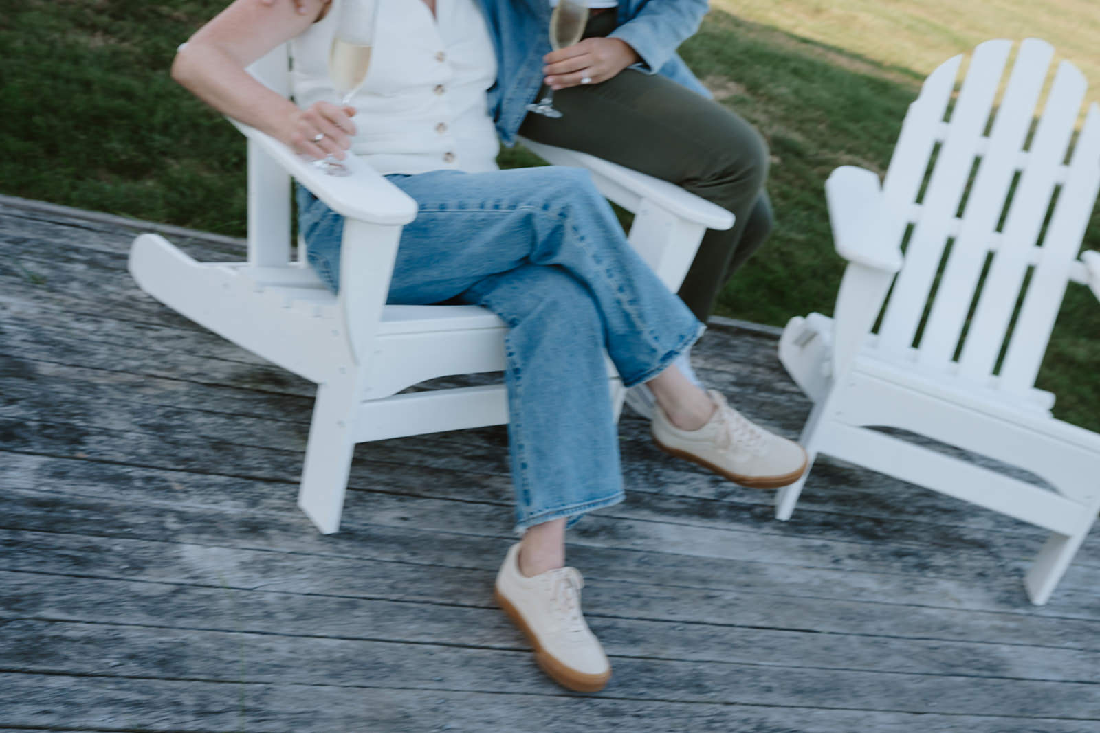 Engagement photos at Stone House Inn Little Compton RI by Madison Van Wylen 