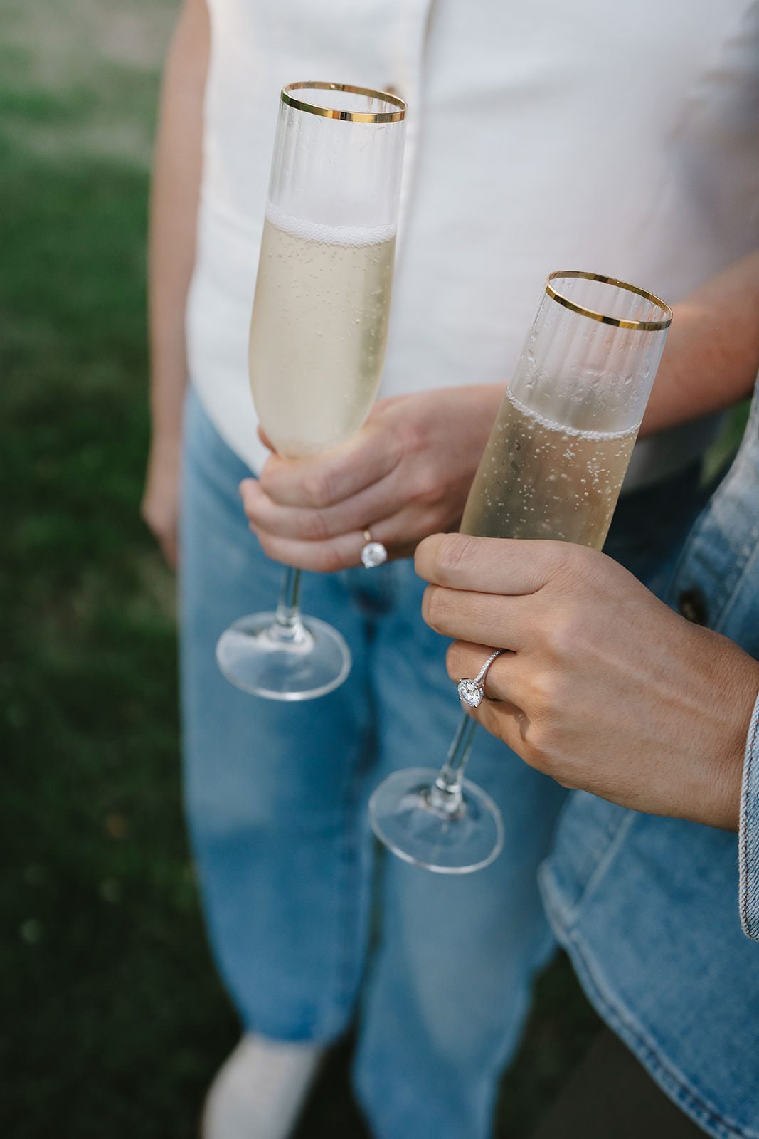 Engagement photos at Stone House Inn Little Compton RI by Madison Van Wylen - 5