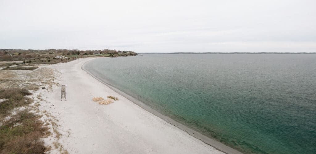 Ceremony on Third Beach for a micro wedding